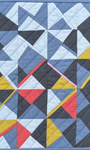 Hourglass Blues  15.5" x 13"
