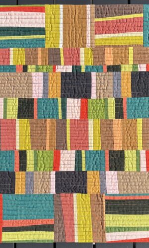 Stripe Study  20.25" x 21"